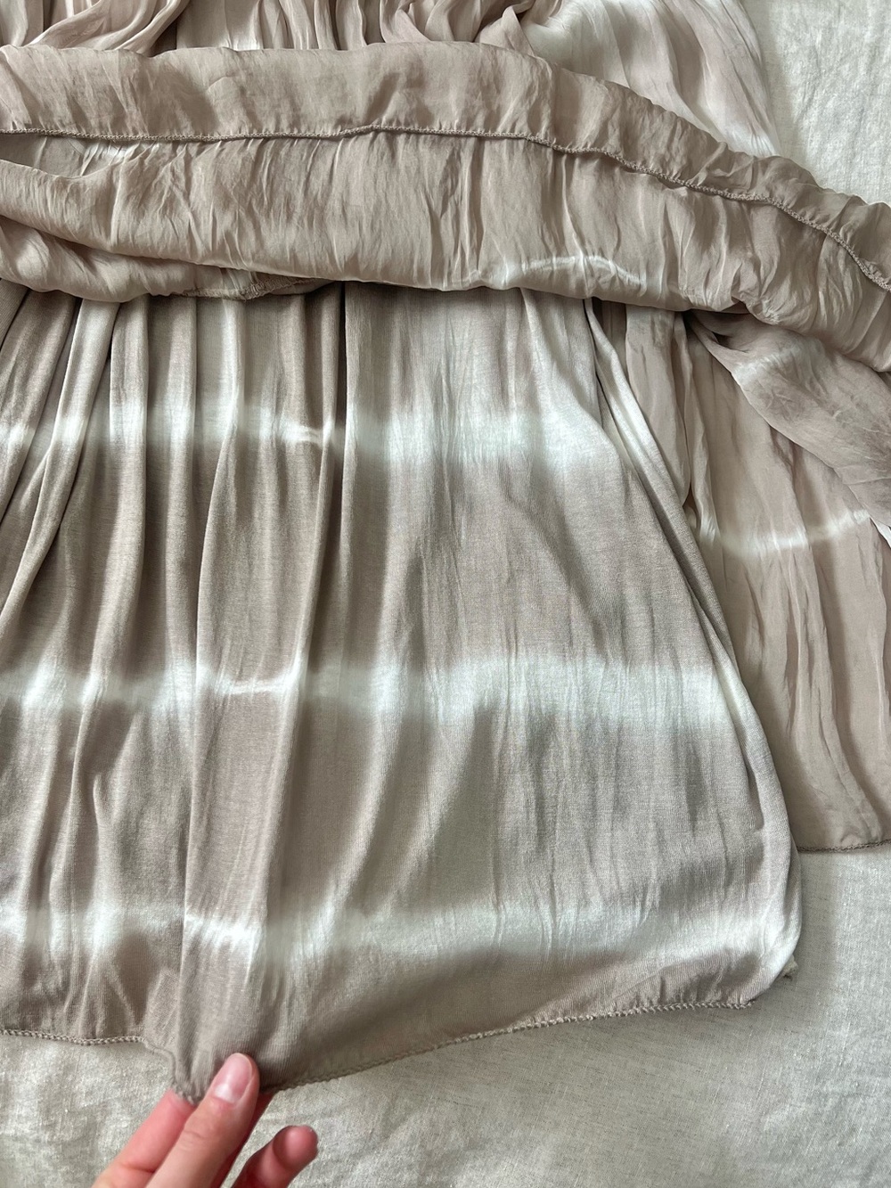 Silk Tie-Dye Maxi Dress - Picture 6 of 8